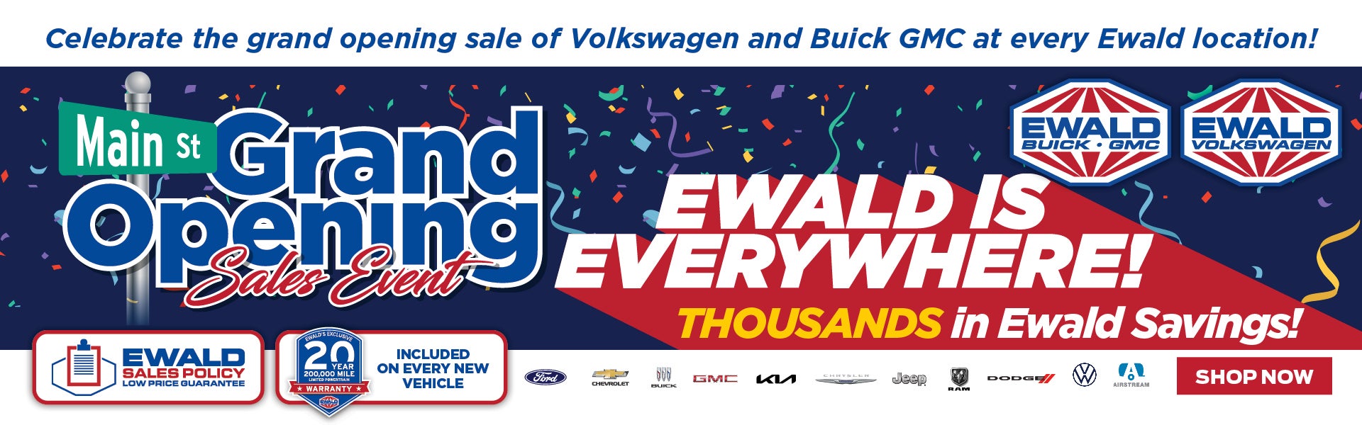 Ewald's Grand Opening Sales